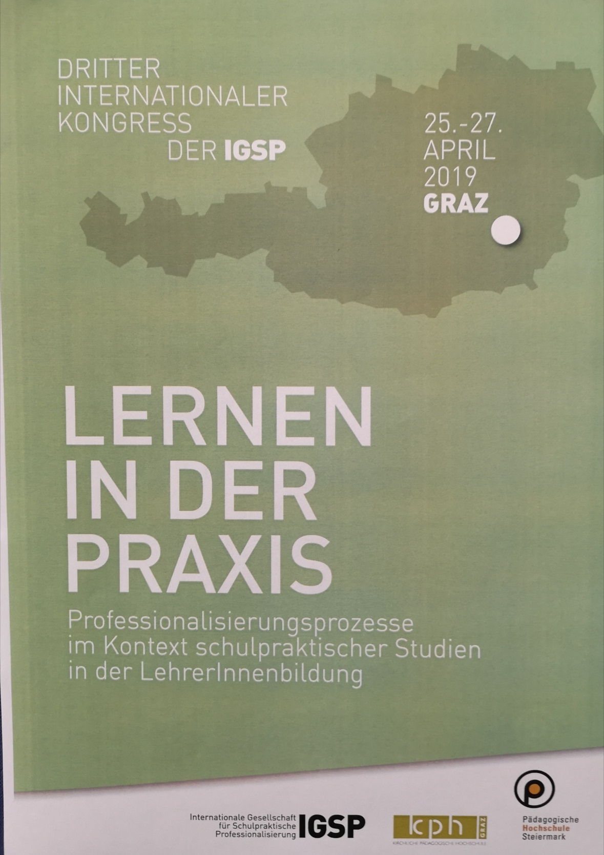 Mitglieder der DSLV-NRW Praxissemester AG präsentieren Forschungseinblicke im Rahmen der 3. IGSP-Tagung in Graz